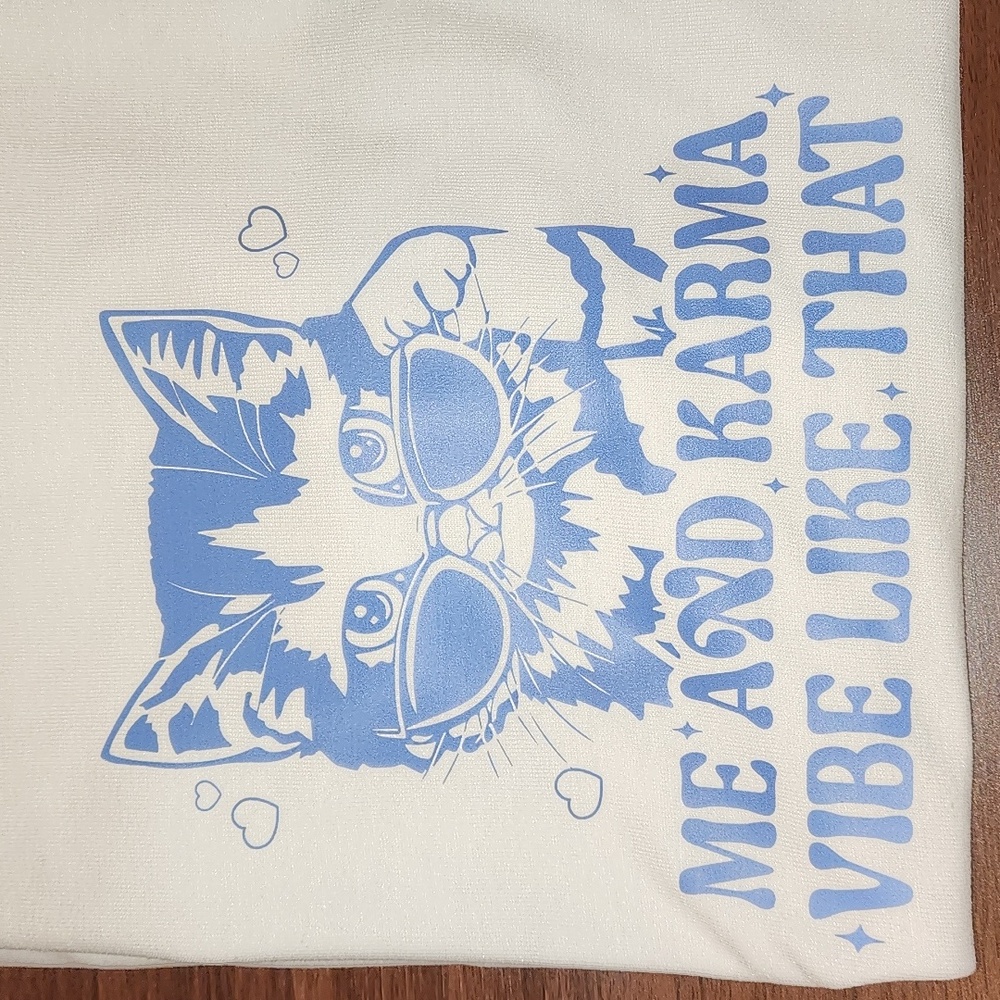 ⭐️ Me and Karma Vibe Like That Cat Tee